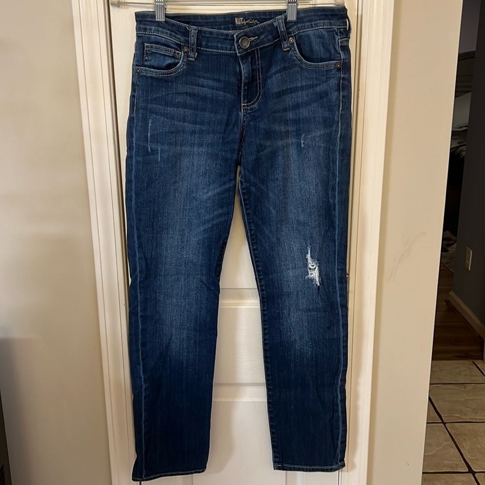 Kut from the Kloth Blue Boyfriend Jeans
